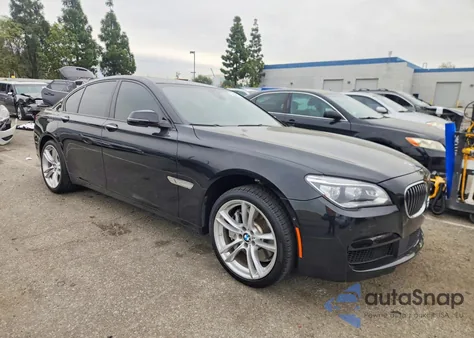 2015 BMW 750 I z USA, uszkodzony, nr VIN WBAYA8C55FG197797